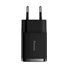 Kép 2/4 - Baseus kompakt gyorstöltő 2x USB 10.5W fekete (CCXJ010201)