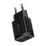 Kép 3/4 - Baseus kompakt gyorstöltő 2x USB 10.5W fekete (CCXJ010201)