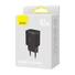 Kép 4/4 - Baseus kompakt gyorstöltő 2x USB 10.5W fekete (CCXJ010201)