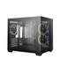Kép 2/11 - DeepCool Számítógépház - CG330 3F (fekete, ablakos, 3x12cm A-RGB, BTF, mATX, 2xUSB3.0, 1xUSB2.0)