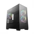 Kép 1/11 - DeepCool Számítógépház - CG380 3F (fekete, ablakos, 3x12cm A-RGB, BTF, mATX, 2xUSB3.0, 1xUSB2.0)