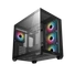 Kép 3/14 - DeepCool Számítógépház - CG530 4F (fekete, ablakos, 4x12cm A-RGB, BTF, ATX, 2xUSB3.0, 1xUSB2.0)