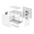 Kép 12/14 - DeepCool Számítógépház - CG530 4F WH (fehér, ablakos, 4x12cm A-RGB, BTF, ATX, 2xUSB3.0, 1xUSB2.0)