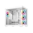 Kép 4/14 - DeepCool Számítógépház - CG530 4F WH (fehér, ablakos, 4x12cm A-RGB, BTF, ATX, 2xUSB3.0, 1xUSB2.0)
