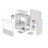 Kép 13/15 - DeepCool Számítógépház - CH360 DIGITAL WH (fekete, 2x14cm +1x12 venti, Mini-ITX / Micro-ATX, 1xUSB3.0, A-RGB, fehér)
