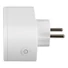 Kép 2/3 - DELTACO SMART HOME SH-P02E beltéri kettes konnektor, 10A,  WIFI, energia monitoring