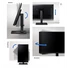 Kép 5/30 - SAMSUNG IPS monitor 22" T45F, 1920x1080, 16:9, 250cd / m2, 5ms, DisplayPort / 2xHDMI / 2xUSB, Pivot