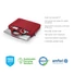 Kép 2/13 - DICOTA Notebook táska D31306-RPET, Eco Slim Case BASE 13-14.1", Red