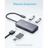Kép 2/6 - ANKER USB HUB, PowerExpend 5-in-1, USB-C Media Hub, 4K HDMI, 2xUSB3.0, SD / TF kártyaolvasóval - A8334HA1