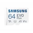 Kép 1/7 - SAMSUNG Memóriakártya, EVO Plus microSD kártya (2021) 64GB, CLASS 10, UHS-1, U1, V10, A1, + Adapter, R130 / W