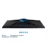 Kép 21/21 - SAMSUNG Gaming 165Hz VA monitor 32" G32A, 1920x1080, 16:9, 250cd / m2, 1ms, DisplayPort / HDMI, Pivot
