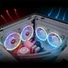 Kép 4/6 - Thermaltake SWAFAN 12 RGB TT Premium Edition (3-Fan Pack) rendszerhűtő ventilátor kit fehér