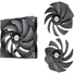 Kép 1/6 - Thermaltake SWAFAN GT14 PC Cooling Fan 1 Pack / Fan / 14025 / PWM 500~2000rpm / Black