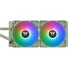 Kép 5/7 - Thermaltake TH280 V2 ARGB Sync - Matcha Green / All-In-One Liquid Cooler System / 140 ARGB Fan *2 / PWM500~1800RPM / MB Sync onl