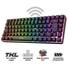 Kép 1/10 - Spirit of Gamer Semi-mechanikus Billentyűzet - ELITE K70 (TKL, 85 gomb,, RGB LED,USB, anti-ghost, fekete, magyar)