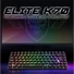 Kép 9/10 - Spirit of Gamer Semi-mechanikus Billentyűzet - ELITE K70 (TKL, 85 gomb,, RGB LED,USB, anti-ghost, fekete, magyar)