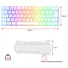 Kép 9/10 - Spirit of Gamer Billentyűzet Mechanikus - XPERT K200 White  (TKL, SOG red, RGB LED,USB, anti-ghosting, fehér, magyar)