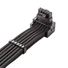 Kép 1/3 - Adapterkábel Cablemod C-Series Pro  - A Verzió, 90°, 16 pin - 3x8 pin PCIe, Fekete