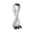 Kép 3/3 - Adapterkábel Cablemod C-Series Pro  - B Verzió, 90°, 16 pin - 3x8 pin PCIe, Fehér