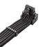 Kép 1/3 - Adapterkábel Cablemod C-Series Pro  - B Verzió, 90°, 16 pin - 4x 8 pin PCIe, Fekete