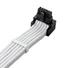 Kép 1/3 - Adapterkábel Cablemod C-Series Pro  - B Verzió, 90°, 16 pin - 4x 8 pin PCIe, fehér