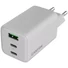 Kép 1/3 - Canyon CU65ACC 65W univerzális hálózati töltő adapter fehér (GaN)