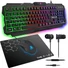 Kép 1/10 - The G-Lab Gaming kit - 4 in 1 COMBO HELIUM HU (KEYZ 120 billentyűzet, KULT HELIUM egér + pad, INT 100 fülhallgató, magyar)