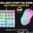 Kép 3/8 - The G-Lab Gaming kit - 2 in 1 COMBO HYDROGEN W / HU (TKL billentyűzet, egér, 6200 DPI, RGB, USB-A, fehér, magyar)
