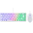 Kép 1/8 - The G-Lab Gaming kit - 2 in 1 COMBO HYDROGEN W / HU (TKL billentyűzet, egér, 6200 DPI, RGB, USB-A, fehér, magyar)