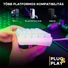 Kép 8/8 - The G-Lab Gaming kit - 2 in 1 COMBO HYDROGEN W / HU (TKL billentyűzet, egér, 6200 DPI, RGB, USB-A, fehér, magyar)
