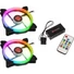 Kép 3/3 - Ventilátor RAIJINTEK IRIS 14 Rainbow RGB PWM 14cm 2db-os + Vezérlő