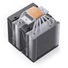 Kép 5/11 - Processzor hűtő Jonsbo CR-3000E ARGB  Dual torony, 2x120mm venti, Fekete
