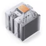 Kép 5/11 - Processzor hűtő Jonsbo CR-3000E ARGB  Dual torony, 2x120mm venti, Fehér