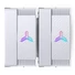 Kép 7/11 - Processzor hűtő Jonsbo CR-3000E ARGB  Dual torony, 2x120mm venti, Fehér