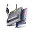 Kép 1/4 - AXAGON CRE-SM3TC USB-C Smart card FlatReader olvasó