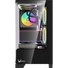 Kép 3/4 - Formula Számítógépház - Crystal Z1M Black (fekete, ablakos, mATX, 1xUSB3.0, 1xUSB2.0)
