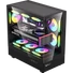 Kép 2/4 - Formula Számítógépház - Crystal Z8 Black (fekete, ablakos, ATX, 1xUSB3.0, 1xUSB2.0, 1xType-C)