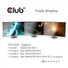 Kép 7/7 - Club 3D MST Hub - CSV-1550 (3.2 USB-C Gen 1 to 3x Displayport, Alternate Mode, 4K60Hz, HDR)