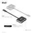 Kép 8/12 - Club 3D USB Hub - CSV-1552 (3.2 USB-C Gen 1 to DisplayPort, HDMI, 4k60Hz)