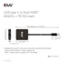 Kép 4/9 - Club 3D USB Hub - CSV-1558 (3.2 USB-C to 2xHDMI, USB-C 100W PD3.0, 4k60Hz)