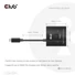 Kép 3/7 - Club 3D USB Hub - CSV-2511 (USB-C to 2xUSB-C, Bidirectional, 100W PD, 8K60Hz / 4K120Hz)