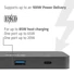 Kép 7/9 - Club 3D KVM Switch - CSV-2512 (USB-C to 4xHDMI 4K60Hz, Alternate Mode, 5 Gbps, 100W)