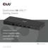 Kép 3/10 - Club 3D Notebook Dokkoló - CSV-2540 (USB-C to 2xUSB-C, 2xUSB-A, 2xHDMI, 2xDP, RJ45, SD / MicroSD, 100W PD, 4K60hz)