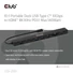 Kép 1/7 - Club 3D USB Hub - CSV-2550 (USB-C to 3xUSB-C, 3xUSB-A, RJ45, SD / MicroSD, 140W PD, HDMI, 8K30hz)