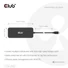 Kép 3/8 - Club 3D USB Hub - CSV-2551 (USB-C to USB-C, 2xUSB-A, RJ45, SD / MicroSD, 100W PD, HDMI, DP, 8K30hz)