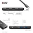 Kép 4/8 - Club 3D USB Hub - CSV-2551 (USB-C to USB-C, 2xUSB-A, RJ45, SD / MicroSD, 100W PD, HDMI, DP, 8K30hz)