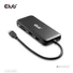 Kép 5/8 - Club 3D USB Hub - CSV-2551 (USB-C to USB-C, 2xUSB-A, RJ45, SD / MicroSD, 100W PD, HDMI, DP, 8K30hz)