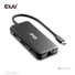 Kép 6/8 - Club 3D USB Hub - CSV-2551 (USB-C to USB-C, 2xUSB-A, RJ45, SD / MicroSD, 100W PD, HDMI, DP, 8K30hz)