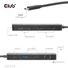 Kép 4/8 - Club 3D USB Hub - CSV-2552 (USB-C to 2xUSB-C, 2xUSB-A, 2xHDMI, RJ45, SD / MicroSD, 100W PD, 4K60hz)