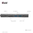 Kép 4/6 - Club 3D USB Hub - CSV-2553 (USB-C to USB-C, 2xUSB-A, HDMI, RJ45, SD / MicroSD, 100W PD, 4K60hz)